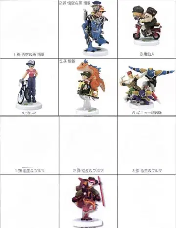 드래곤볼 미니 피규어 셀렉션 6종