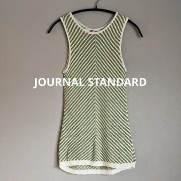 Oriens JOURNAL 니트 Border Knit 탱크탑