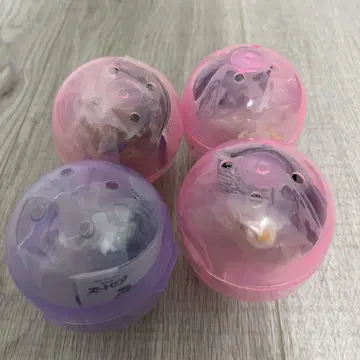 디즈니 캐릭터 캡슐 토이 4개 세트