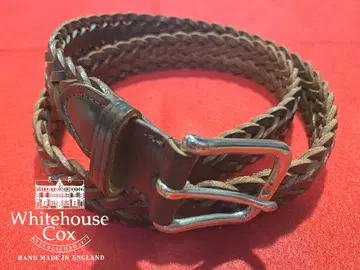 Whitehouse Cox P1127 메쉬 가죽 벨트 34인치
