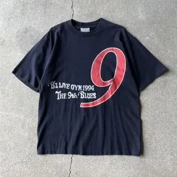 B'z LIVE GYM 1994 THE 9th BLUES 티셔츠 L