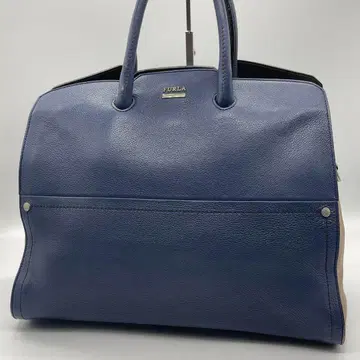 [ 고품질 ] FURLA 폴라리스 바이컬러 핸드백 토트백 토트