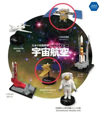 JAXA 우주 항공 가챠가챠