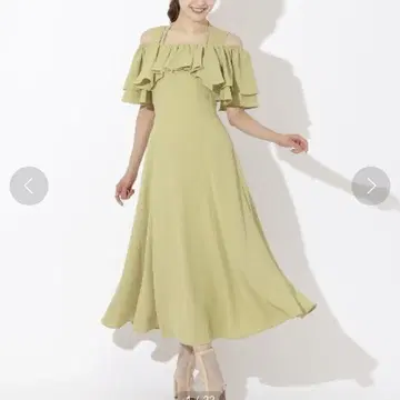 앙데팡당 2way 프릴 오프숄더 원피스