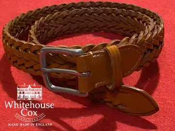 Whitehouse Cox P1127 메쉬 가죽 벨트 34인치