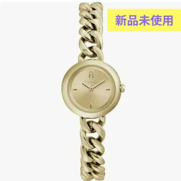새상품 FURLA 체인 라운드 쿼츠 손목시계 훌라