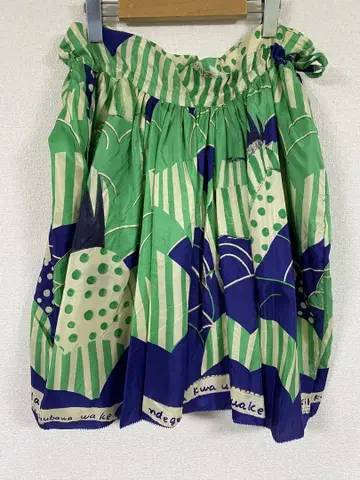 택 포함 TSUMORI CHISATO 플레어 스커트 사이즈 2