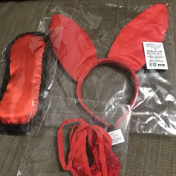 토끼 머리띠, 안대, 끈 팬티