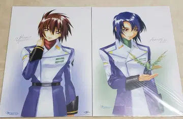 건담 SEED DESTINY 미니 포스터 키라 아스란 (검색 카가리)