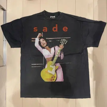 Sade 그래픽 티셔츠 X-Large 블랙
