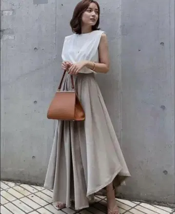 anuans 아시메 헴 프린지 스커트 실물 사진 게재 예정