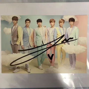 U-KISS UNB 준 이준영 사인 포함 엽서