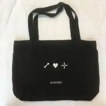 세븐틴 공식 ideal cut 토트백 블랙