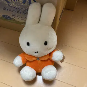 미피 봉제 인형 오렌지 약 25cm