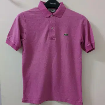 LACOSTE 프레라코 피케 셔츠 S 핑크 프랑스제