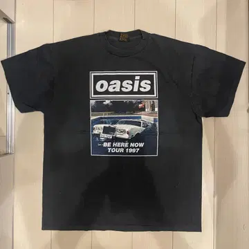 oasis BE HERE NOW TOUR 1997 티셔츠 XL