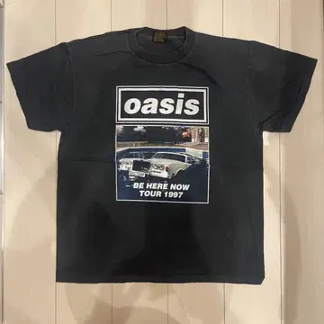 Oasis BE HERE NOW TOUR 1997 티셔츠 L 사이즈