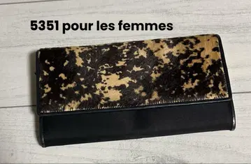 즉시 구매 가능 5351 pour les femmes 장지갑 콤비 레어