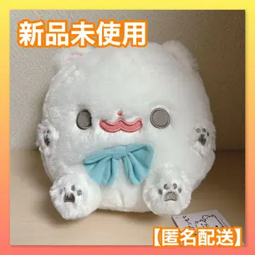 포메라니안 모치 오메카시 리본 봉제 인형 BIG 모치 블루