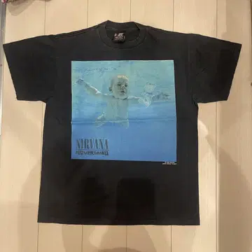 NIRVANA Nevermind 티셔츠 L 사이즈 블랙