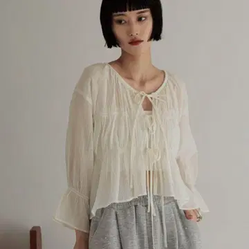 로리즈팜 LOWRYSFARM 요류 셔링 6S 아이보리