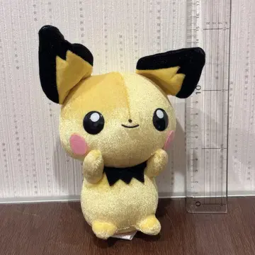 포켓몬 피츄 펄 컬러 봉제 인형 2001년 제작 당시 제품 레트로 레어