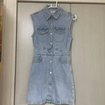 ZARA 라이트 블루 데님 원피스