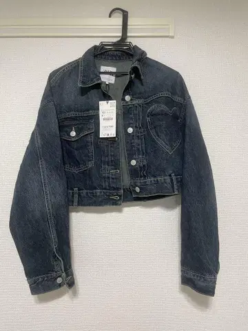 ZARA 하트 데님 G자켓/데님 자켓/S 사이즈/자라