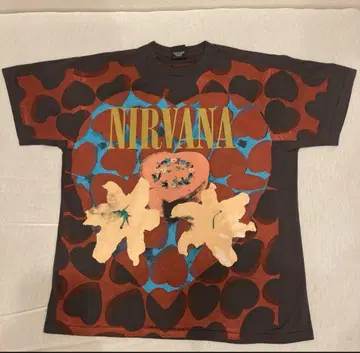 Nirvana 닐바나 Heart Shaped Box 티셔츠 XL