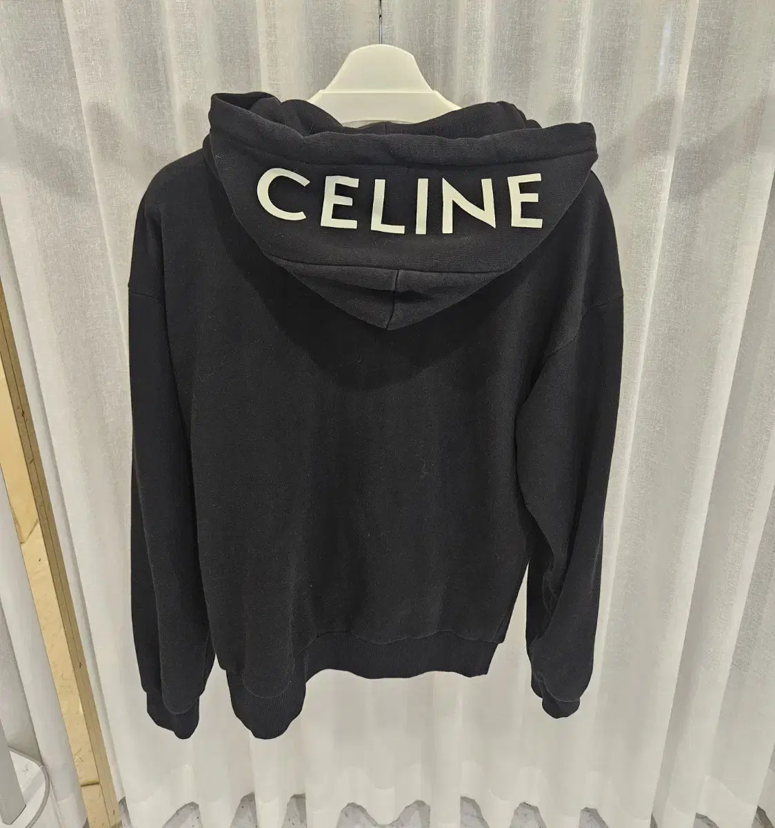 {M size} seline Back Logo Hoodie Zip-Up