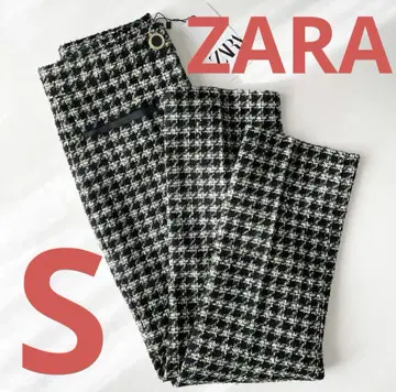 ZARA 텍스처 원단 팬츠 S 미사용 새상품