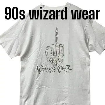 90년대 vintage wizard wear 티셔츠 싱글 스티치