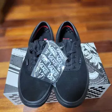 단종 VANS ERA PRO 올 블랙 28cm