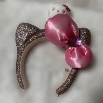 헬로키티 머리띠 반짝이