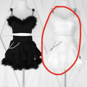 딤무어 셋업 뷔스티에 스커트