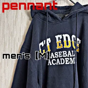 C716 [pennant] 프린트 후드티 [M] 블랙