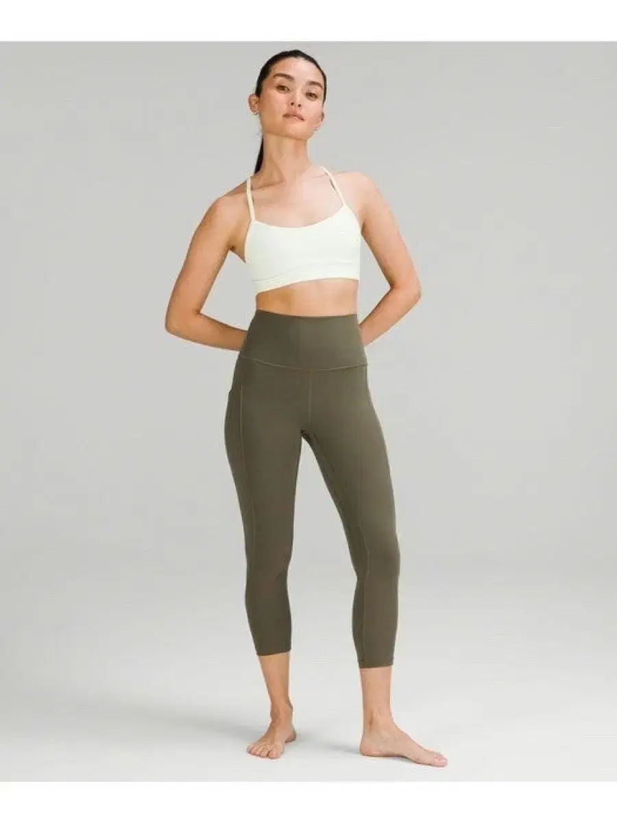 Lululemon Align Crop Leggings ahxian Fit 21 inch Green
