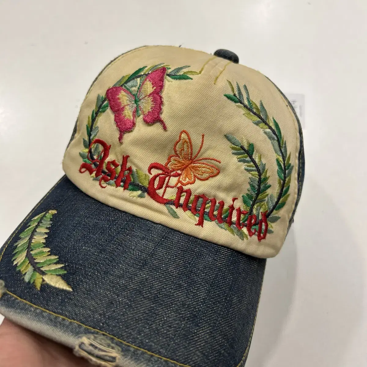 [ ]★24FW★韓国人気★Monogram Embroidery Ball Cap s-l400.jpg
