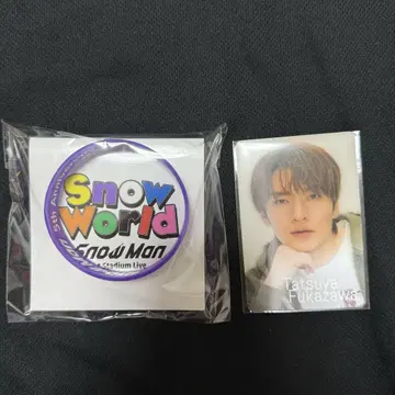 SnowMan 1st Stadium Live Snow World 굿즈