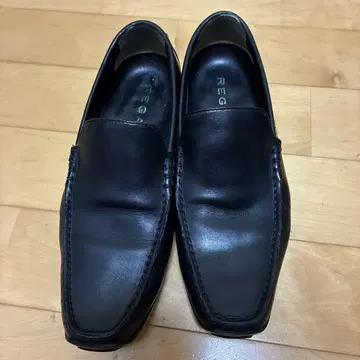 REGAL 리걸 블랙 슬립온 모카신 로퍼 654R