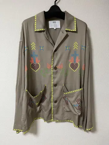 AMOK 아목 CROSS BONDING SHIRT 셔츠 Size M