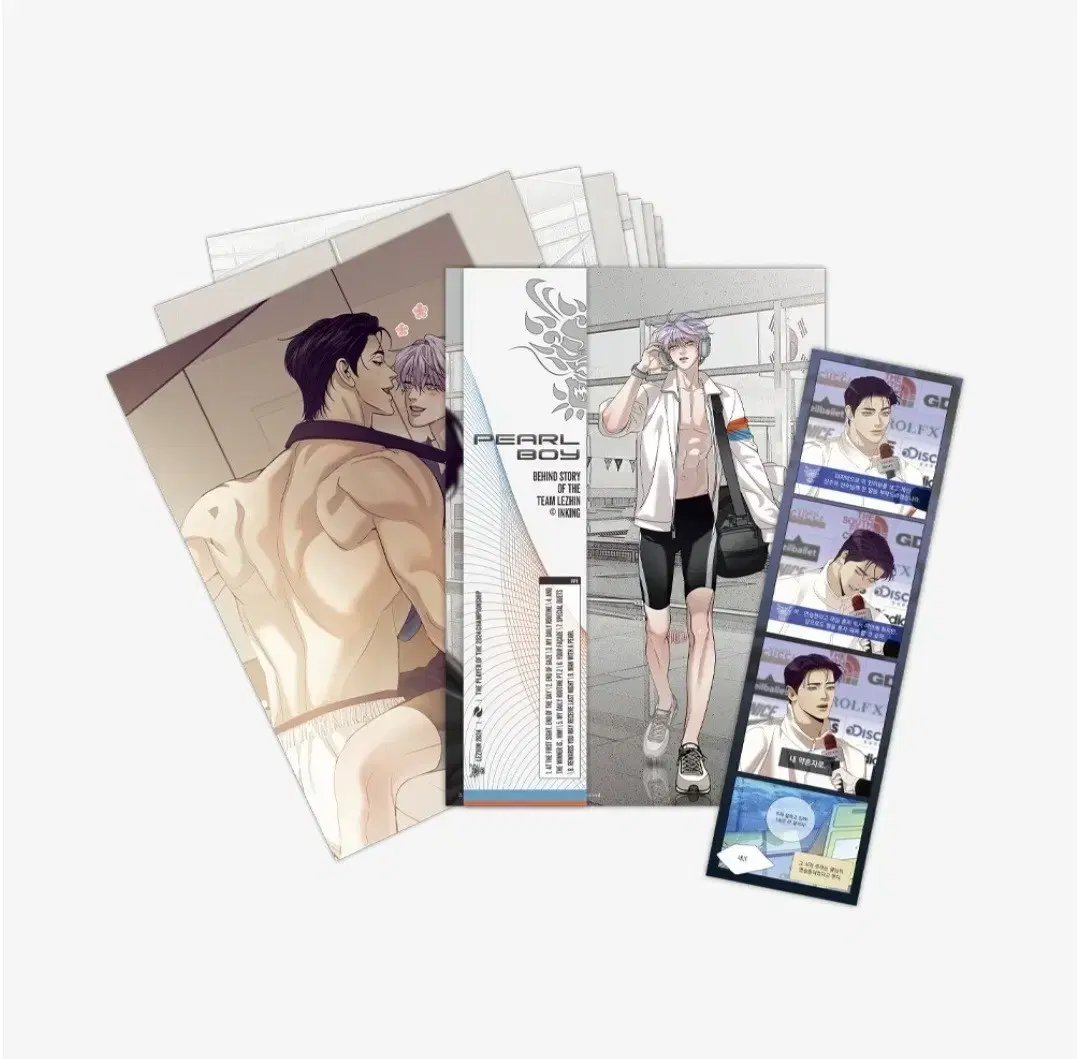 Clam Boy Team Lezhin Behind Postcard Set