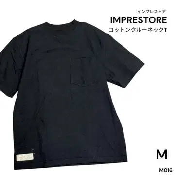 M016 임프레 스토어 코튼 크루넥 티셔츠