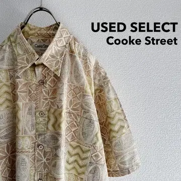 구제 의류 "Cooke Street" 디자인 S/S 셔츠 / 올 패턴