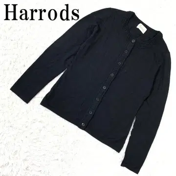 Harrods 해롯 니트 가디건 블랙 B8710