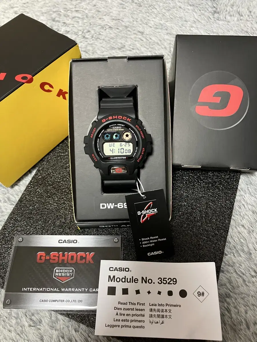 지샥 6900시리즈 30주년 기념 DW - 6900TR - 1DR