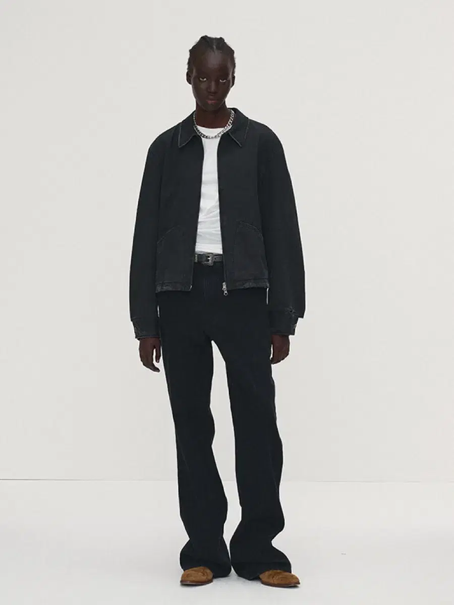 [30] Tonywack Flared Tailored jin (Washed Black)
