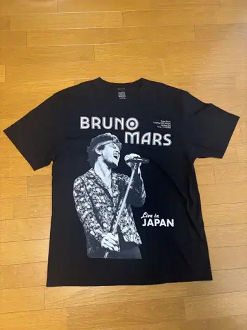 BRUNO MARS Live in JAPAN 티셔츠 XL