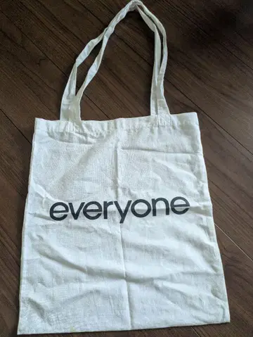 everyone 쇼퍼 토트 White