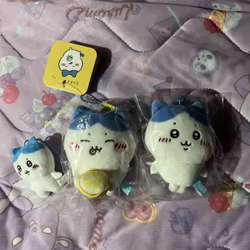 봉제 인형 3세트 화이트 파랑 택 포함